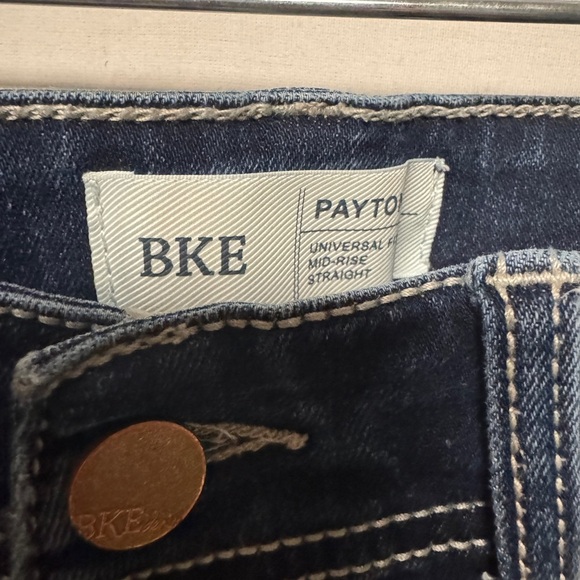 Buckle BKE Payton 26L Universal Fit Mid Rise Straight Blue Jeans BGK207 - Picture 2 of 5